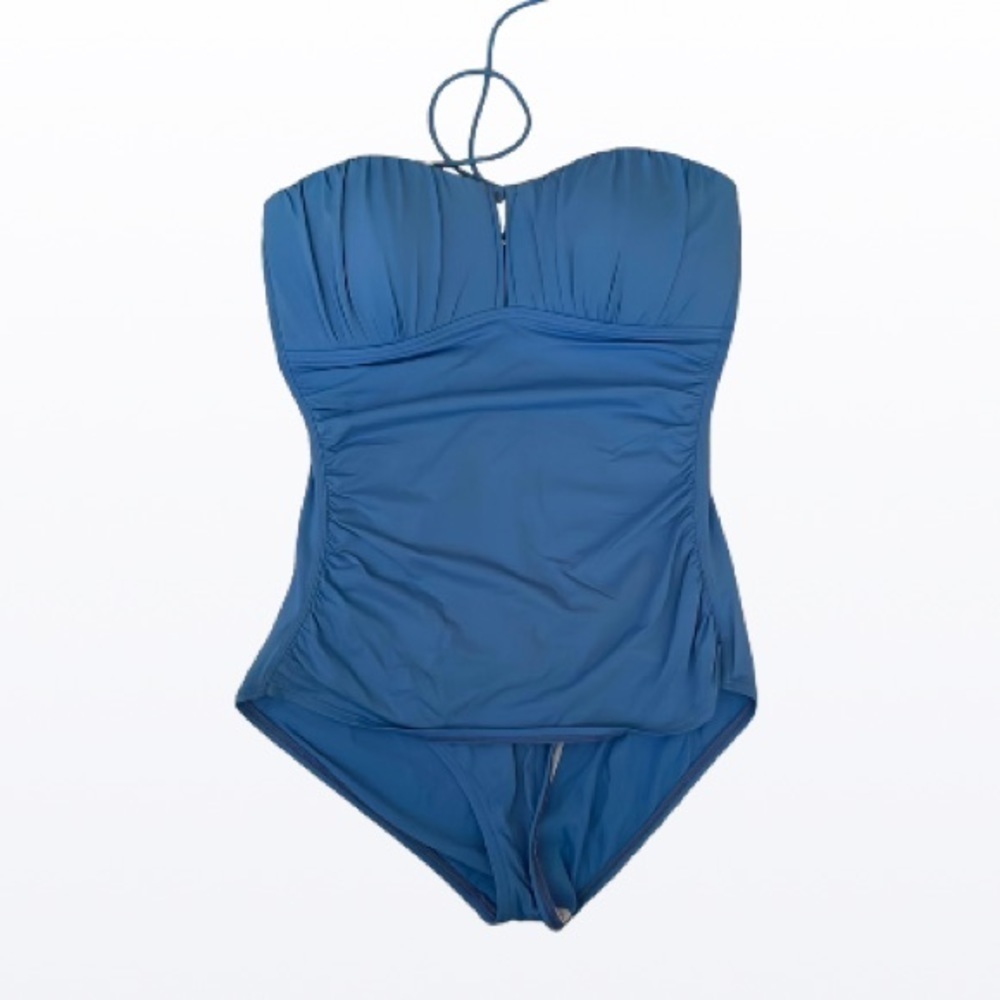 Tommy Bahama Blue One Piece Swimsuit. Size 12. P3/A